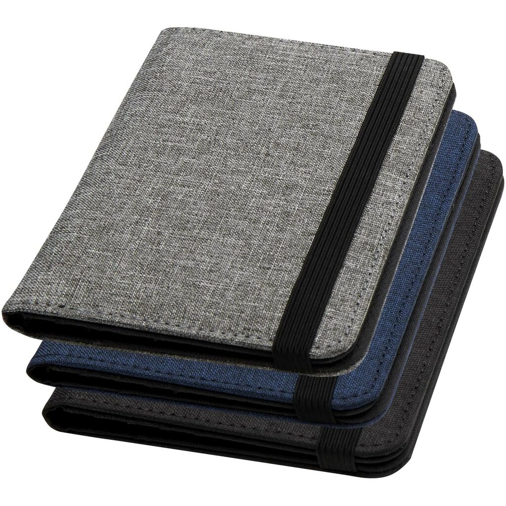 Ross Тримач паспорта з RFID-захистом із переробленого PET-пластику, сертифікованого згідно GRS синій - 13005855- Фото №6