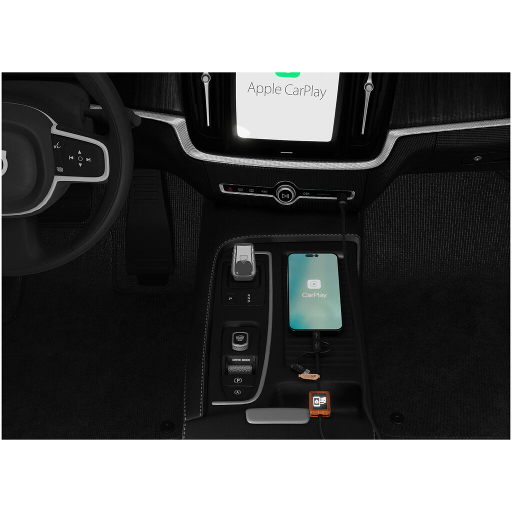 Кабель SCX.design C46 CarPlay 5-в-1 чорний - 2PX13890- Фото №6