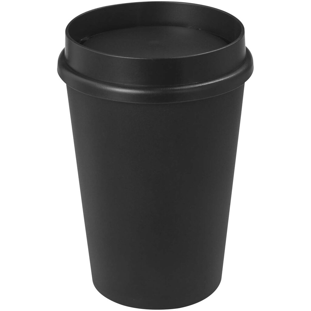 Americano® Switch кружка объемом 300 мл с крышкой, вращающейся на 360° сплошной черный - 21027690- Фото №1