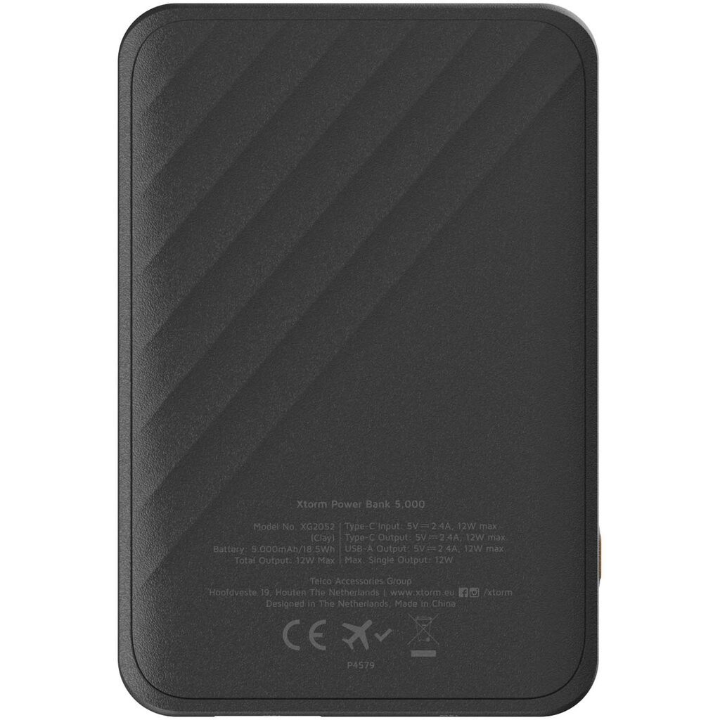 Xtorm Go2 портативное зарядное устройство с быстрой зарядкой, 12 Вт, 5000 мАч сплошной черный - 12440990- Фото №4