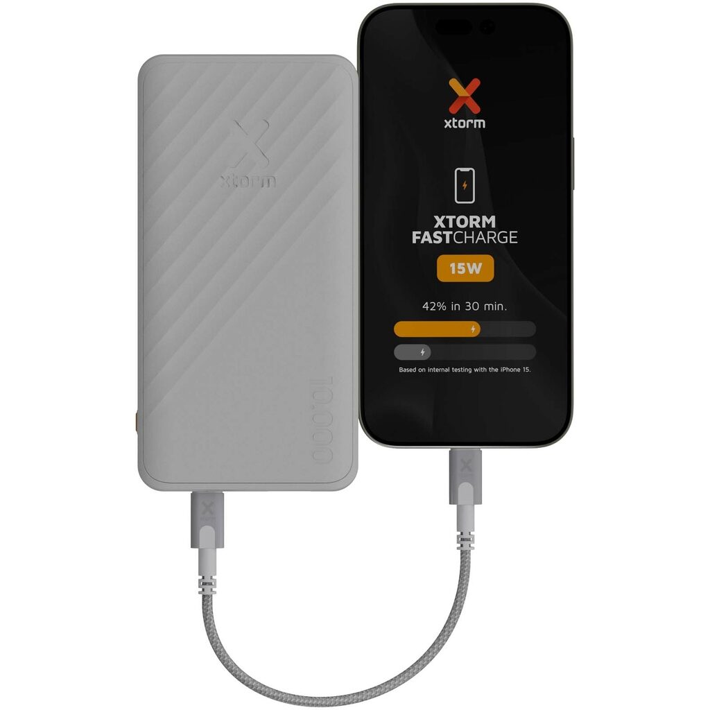 Xtorm XG210 Go2 портативний зарядний пристрій із швидкою зарядкою, 15 Вт, 10 000 мАг білий - 12441106- Фото №5