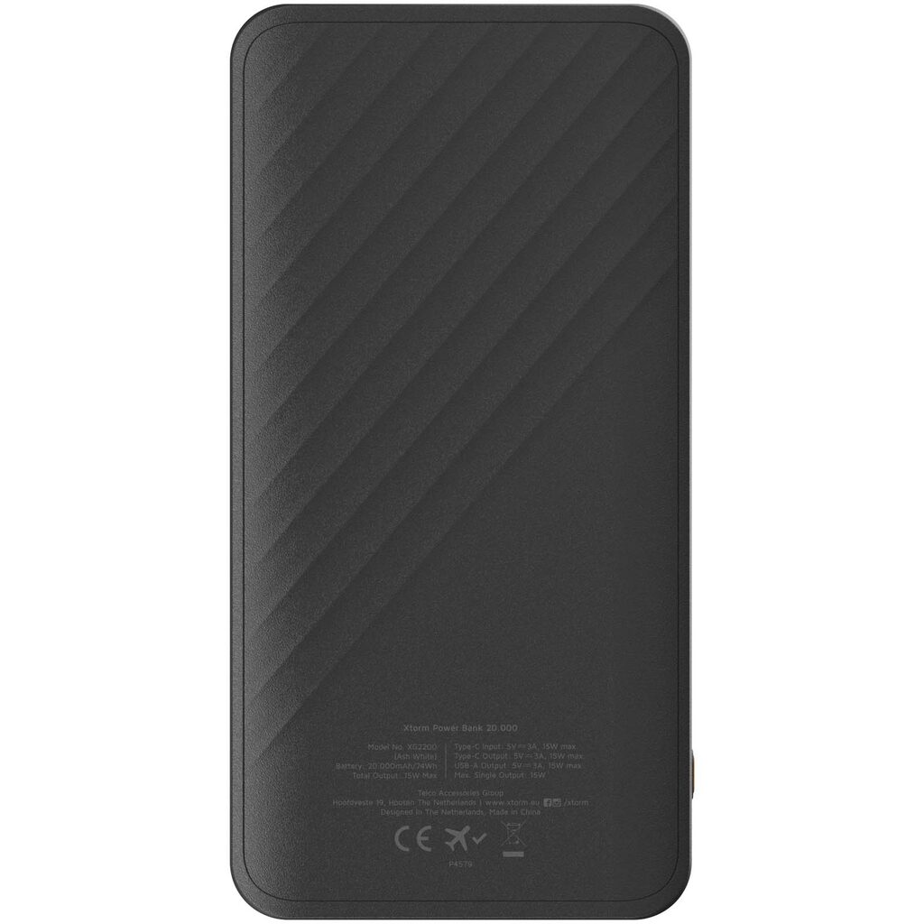 Xtorm XG220 Go2 портативний зарядний пристрій із швидкою зарядкою, 15 Вт, 20 000 мАг чорний - 12441290- Фото №4