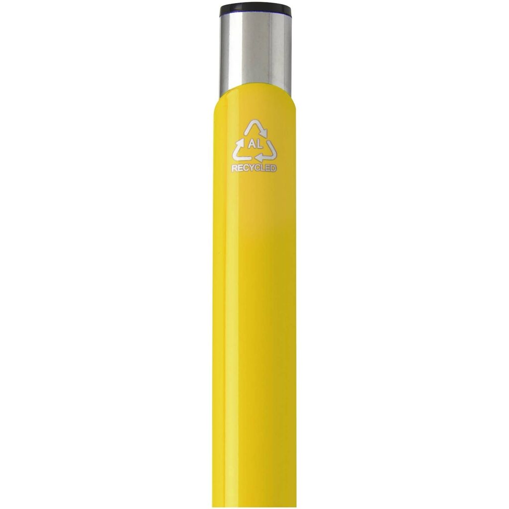 Шариковая ручка Moneta из переработанного алюминия желтый - 10798411- Фото №5