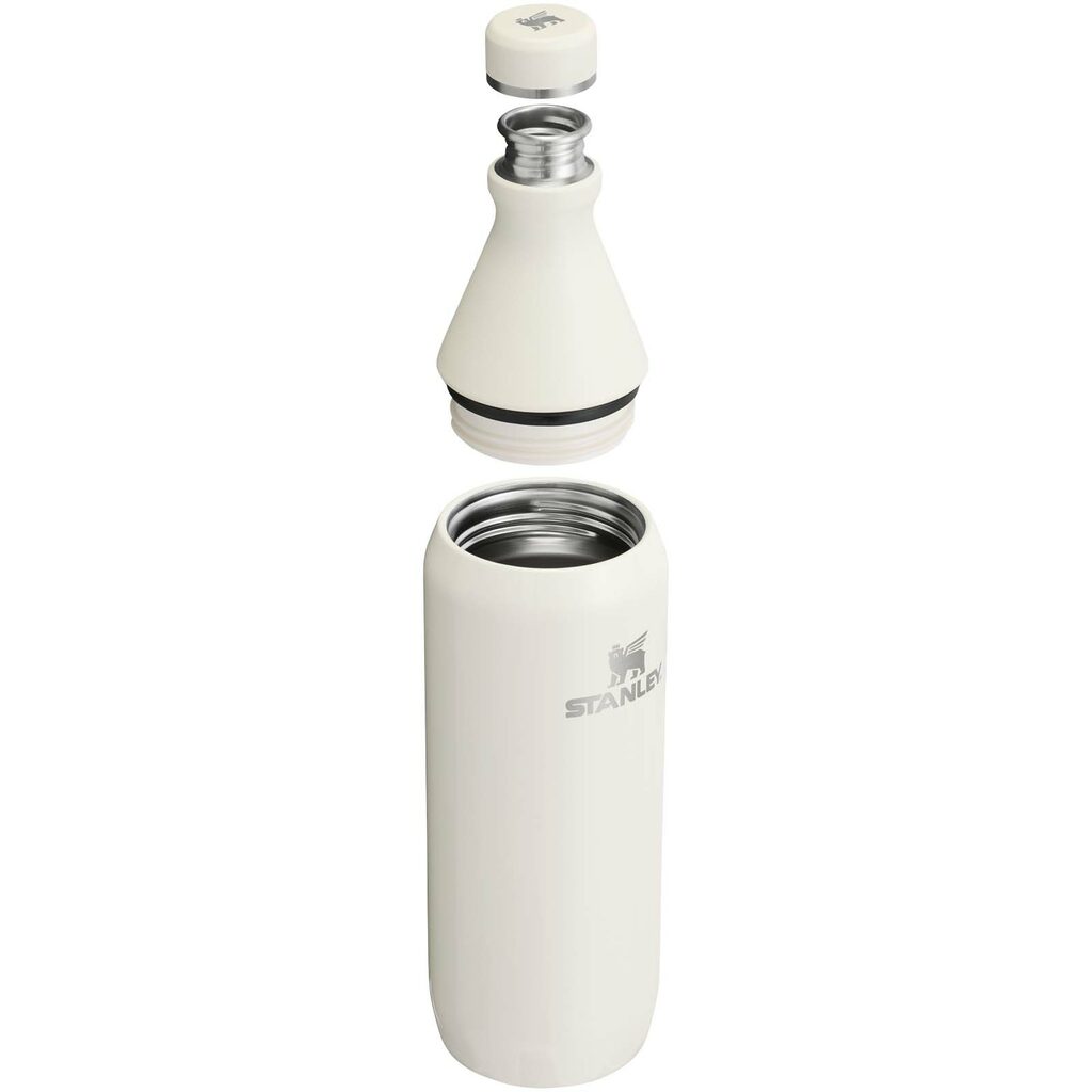 Пляшка для води Stanley All Day Slim об'ємом 600 мл кремовий - 10088210- Фото №3