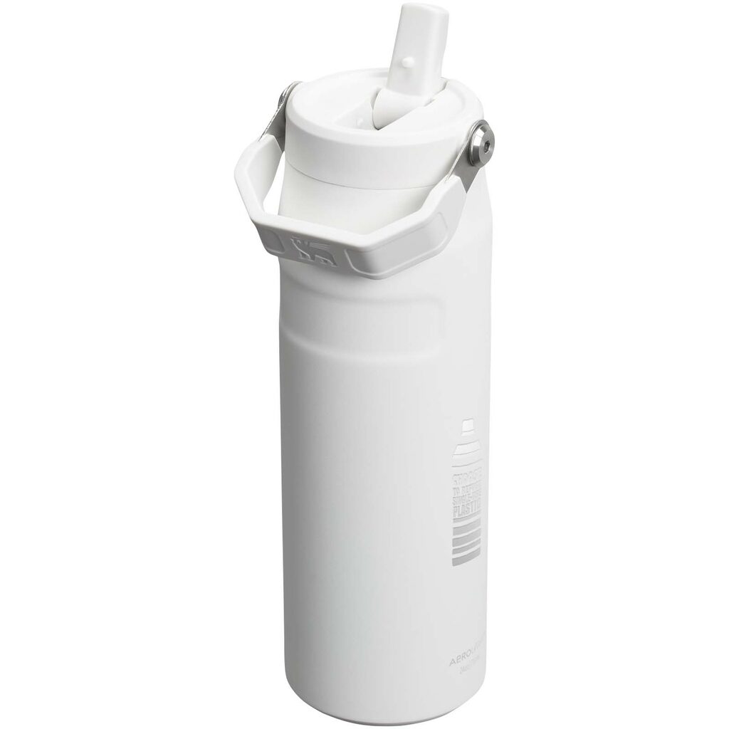 Пляшка для води об'ємом 700 мл із відкидною трубочкою Stanley IceFlow™ 2.0 білий - 10088501- Фото №2