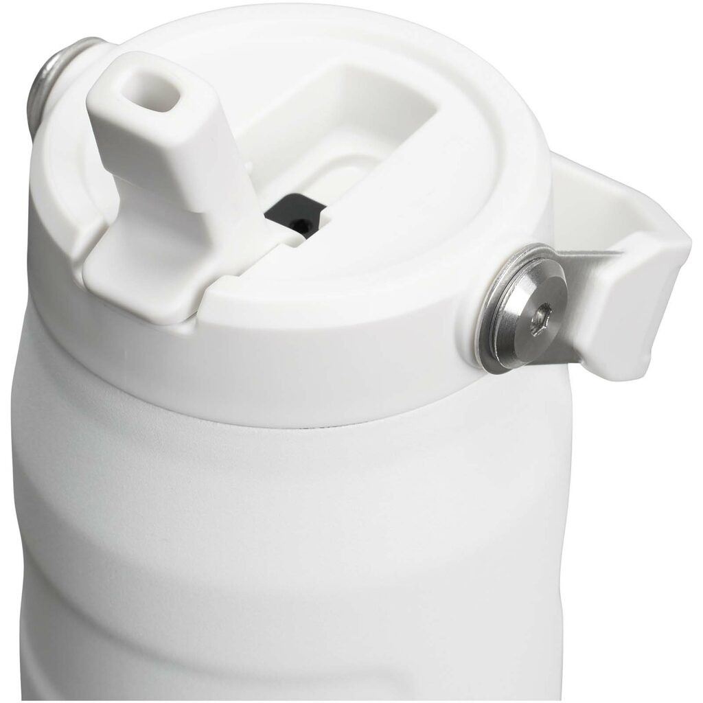 Пляшка для води об'ємом 700 мл із відкидною трубочкою Stanley IceFlow™ 2.0 білий - 10088501- Фото №4