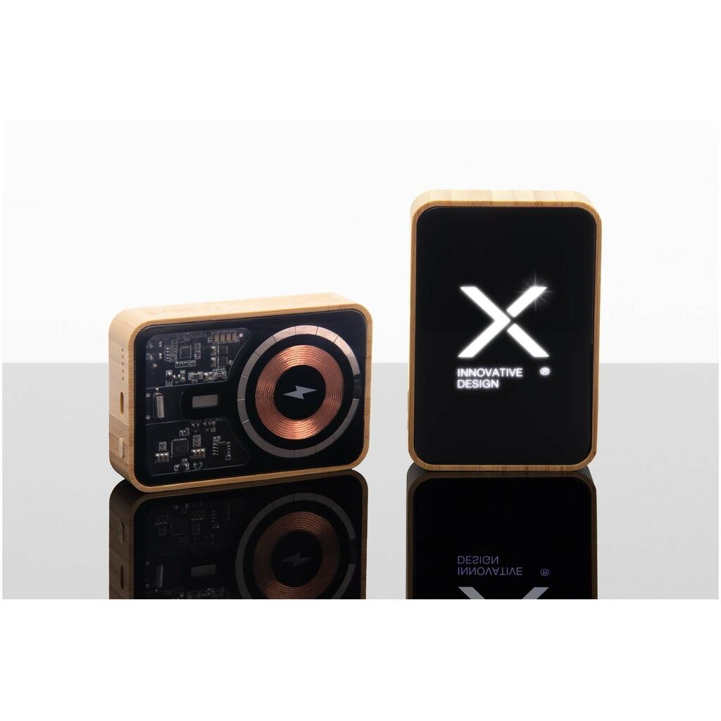 SCX.design P27 10 000 мАч MagSafe бамбуковое портативное зарядное устройство сплошной черный - 1PX21790- Фото №6 SCX.design P27 10 000 мАч MagSafe бамбуковое портативное зарядное устройство сплошной черный - 1PX21790- Фото №6