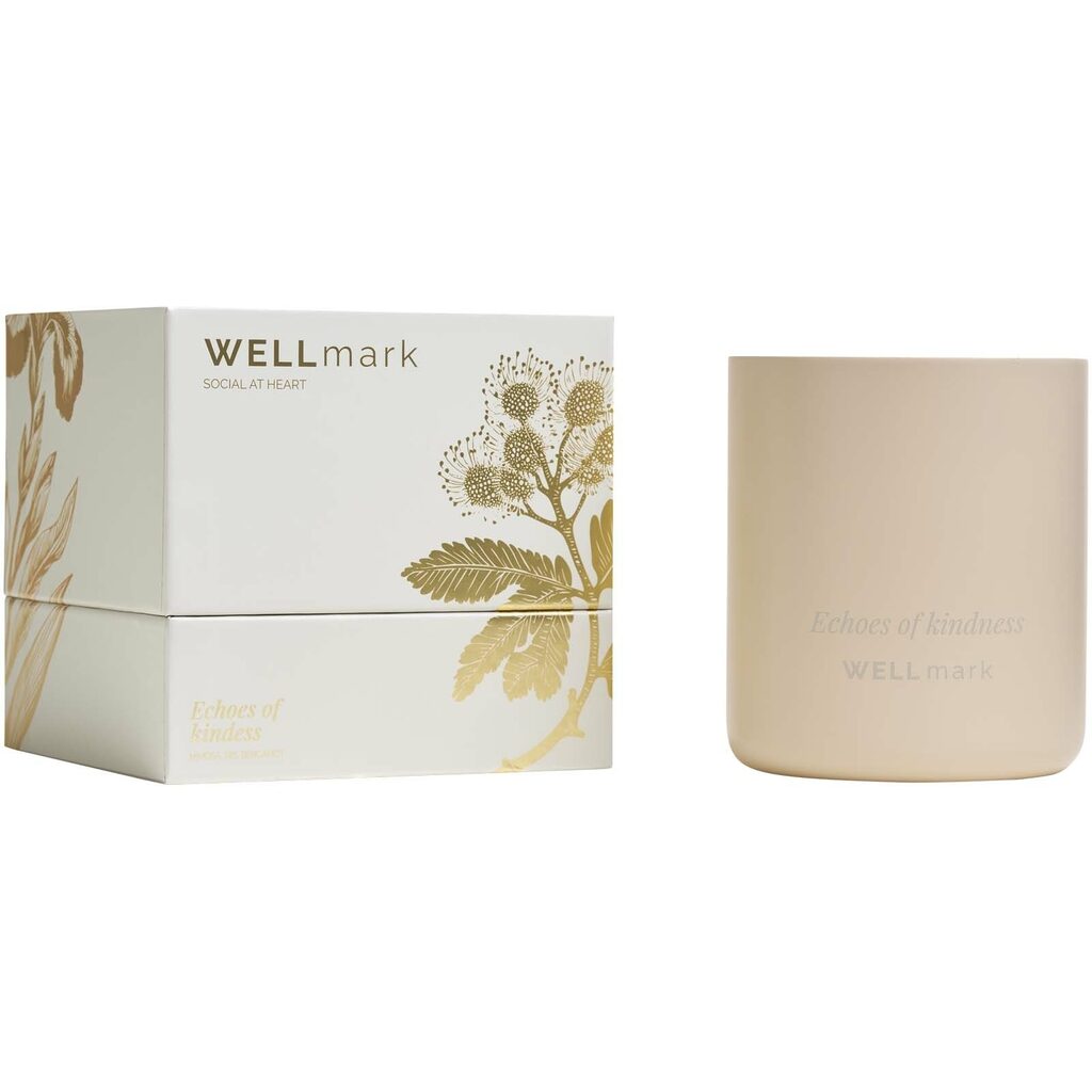 Ароматическая свеча Wellmark грязно-бежевый - 12640805- Фото №4
