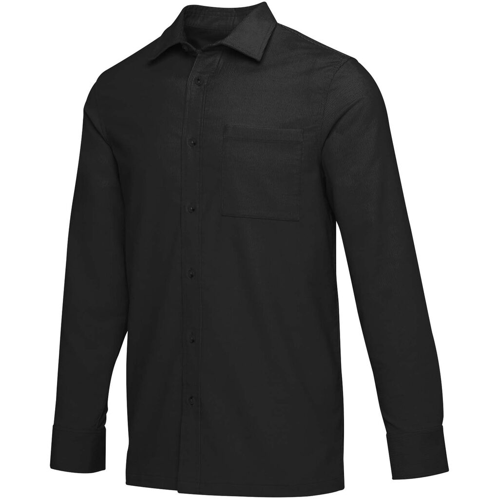 Alum вельветова сорочка унісекс чорний  розмір 3XL - 39506906- Фото №1