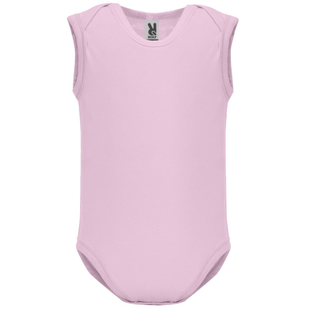 SWEET Боди гладкой вязки для младенца светло-розовый  размер 6 MESES - BD72013548- Фото №1