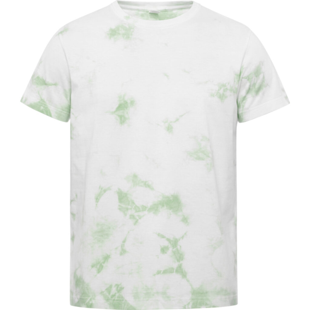 Футболка унисекс с коротким рукавом с эффектом крашения зеленый  размер L - CA655603264- Фото №1