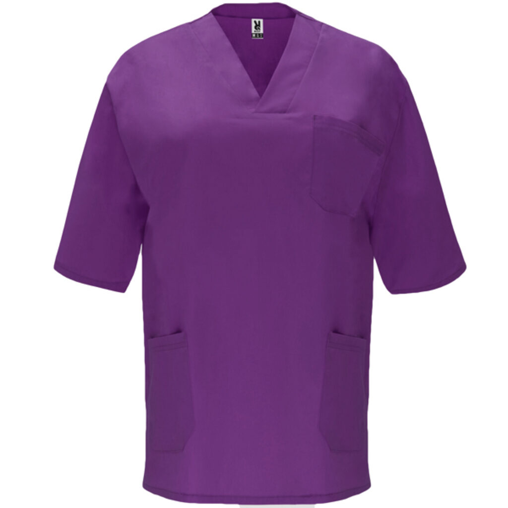 PANACEA Медичний топ унісекс з коротким рукавом grape  розмір L - CA909803988- Фото №1