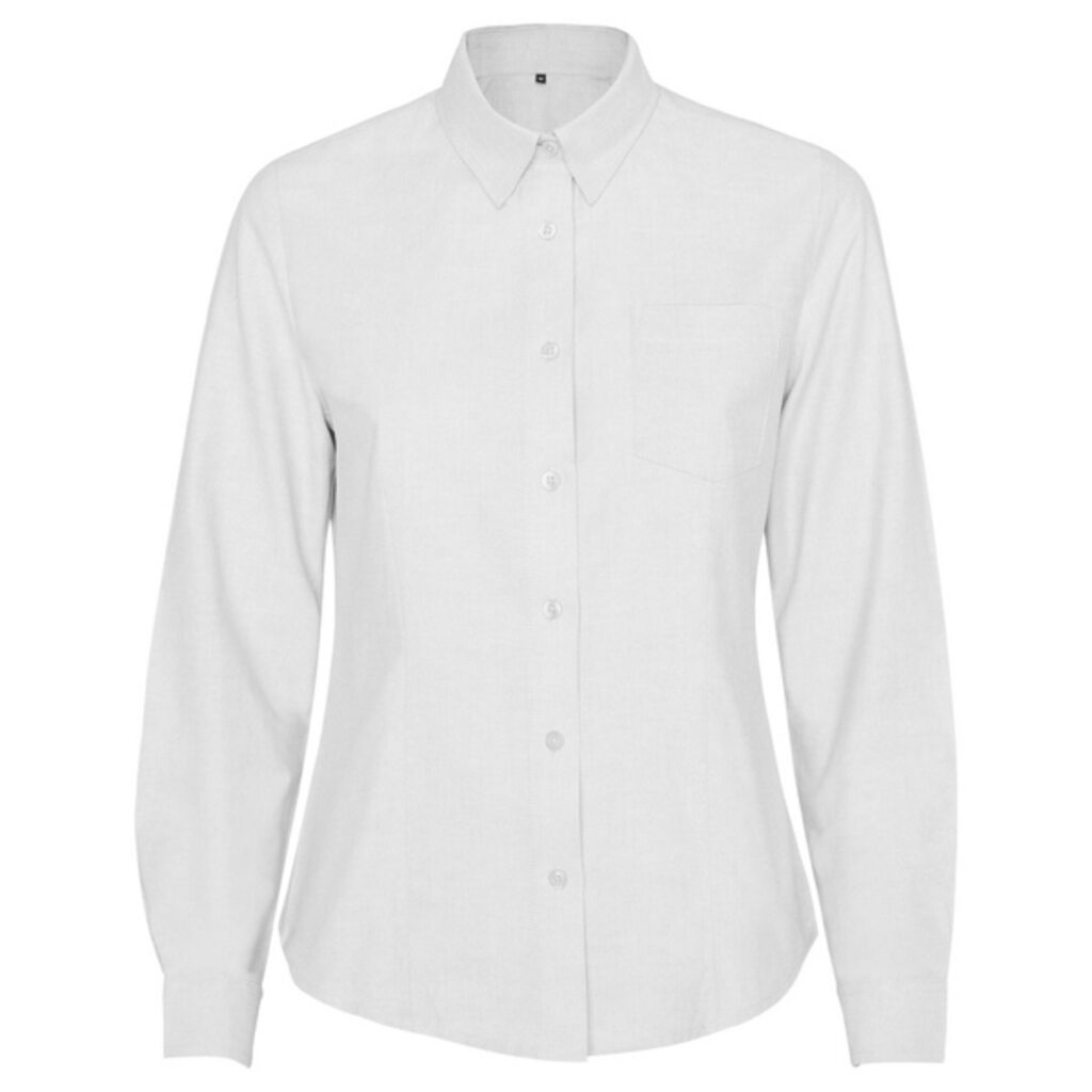 OXFORD WOMAN Жіноча сорочка з кишенею на лівій груді білий  розмір XL - CM50680401- Фото №1