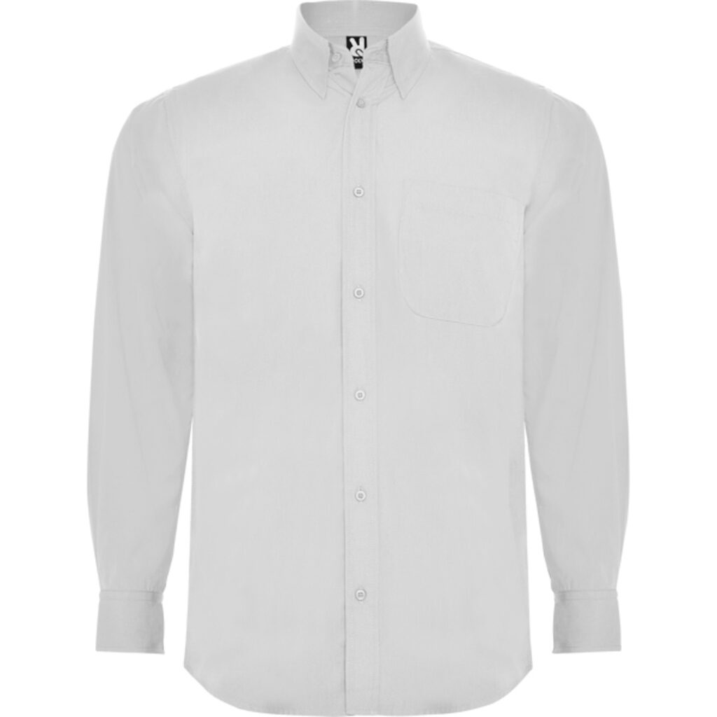 AIFOS L/S Сорочка чоловіча з довгим рукавом та кишенею білий розмір S - CM55040101- Фото №1 AIFOS L/S Сорочка чоловіча з довгим рукавом та кишенею білий розмір S - CM55040101- Фото №1