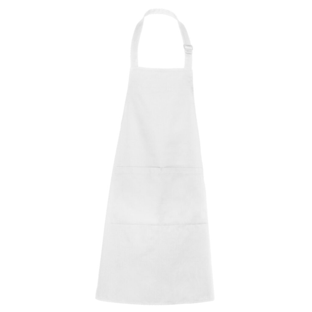 BENOIT Длинный фартук с регулируемыми лямками белый  размер UNICA - DE91259001- Фото №1