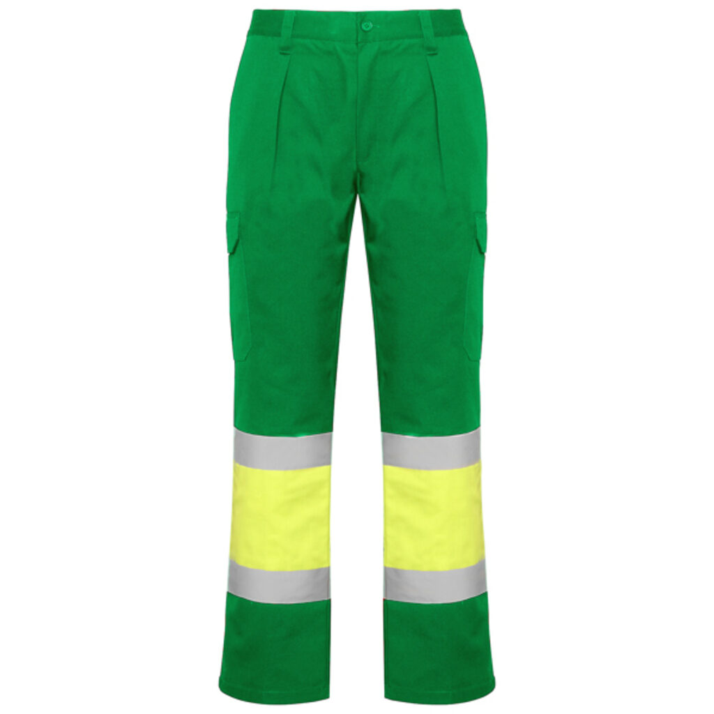 Зимові штани підвищеної видимості з кількома кишенями garden green, fluor yellow  розмір 44 - HV93015852221- Фото №1