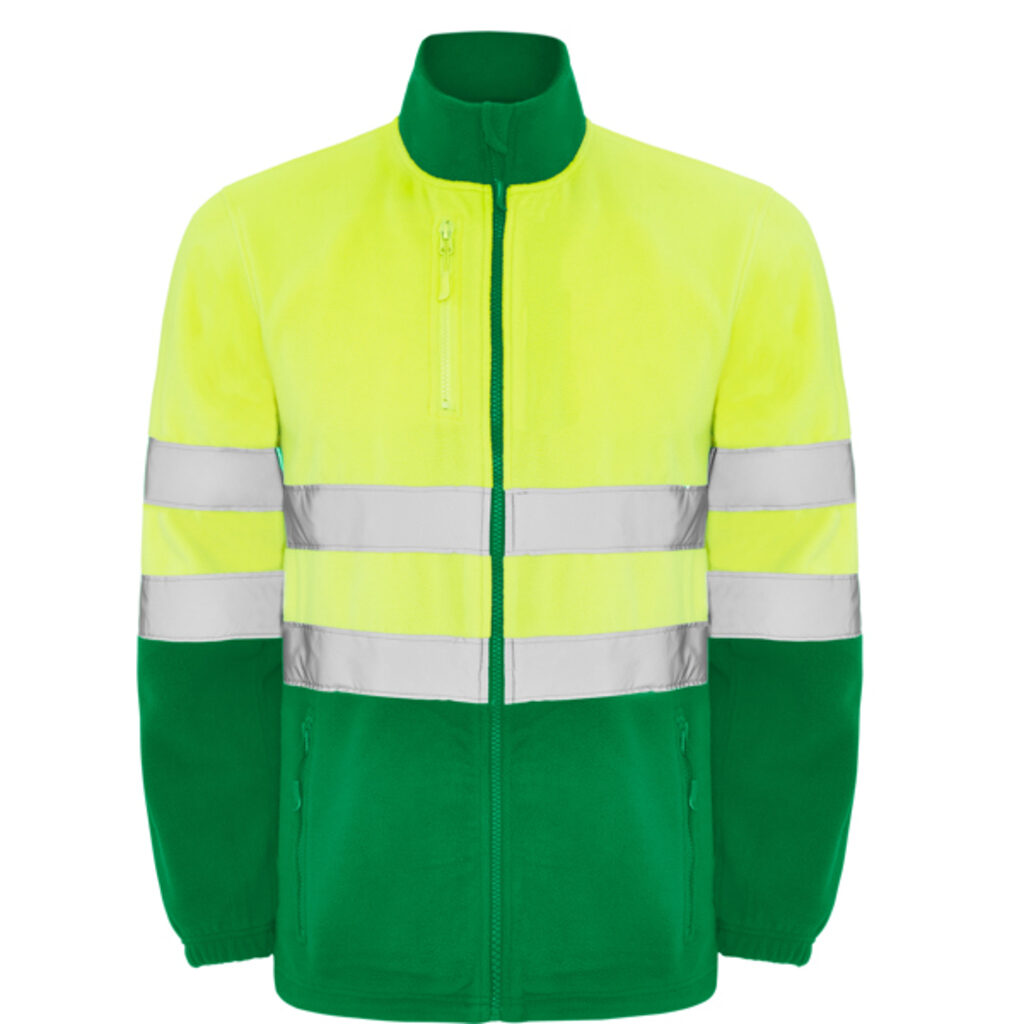 Флісова куртка підвищеної видимості garden green, fluor yellow  розмір 4XL - HV93050752221- Фото №1