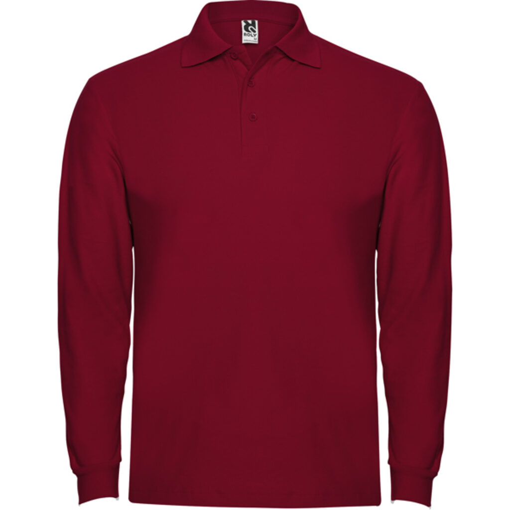 ESTRELLA L/S Сорочка-поло з довгим рукавом гранатовий  розмір S - PO66350157- Фото №1