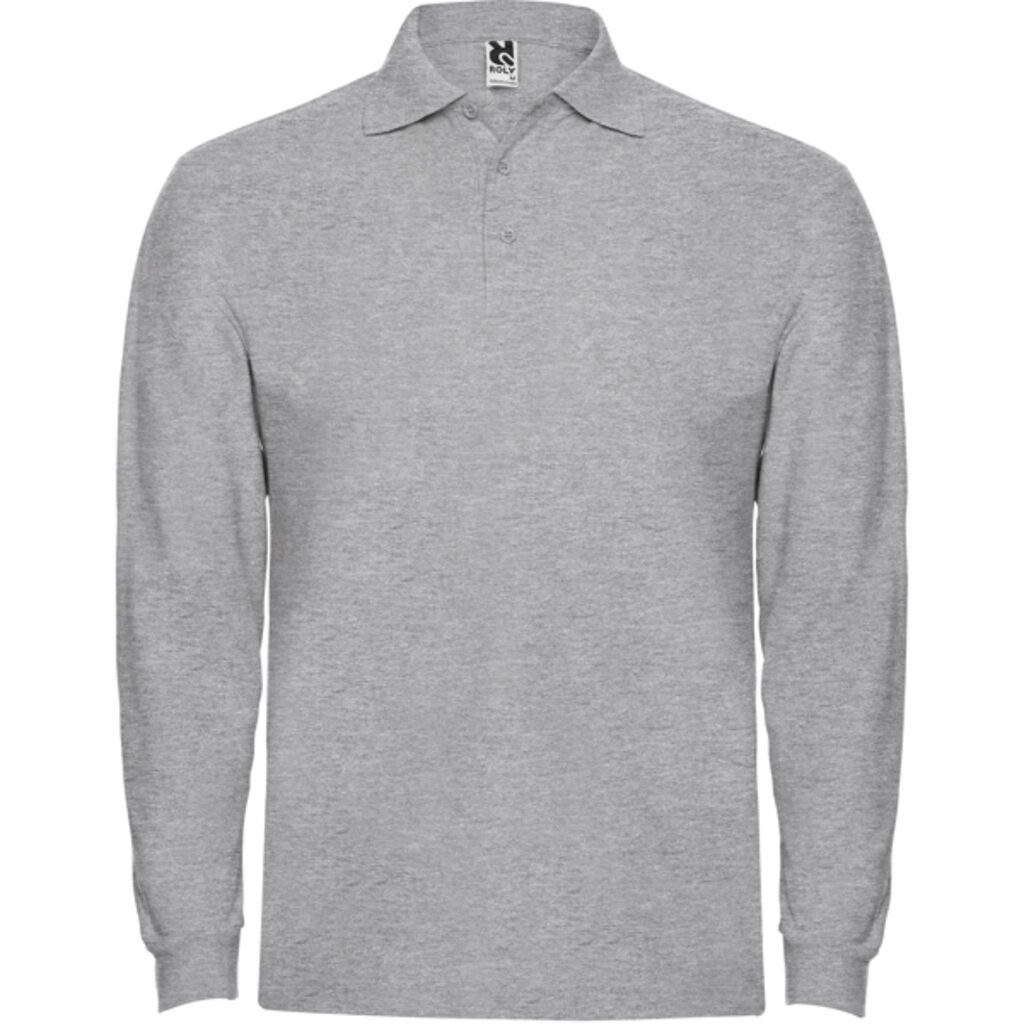 ESTRELLA L/S Сорочка-поло з довгим рукавом сірий  розмір 3XL - PO66350658- Фото №1