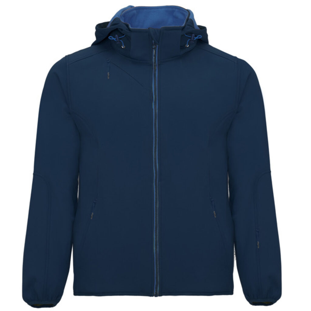 Двухслойная спортивная куртка SoftShell морской синий  размер 3XL - SS64280655- Фото №1