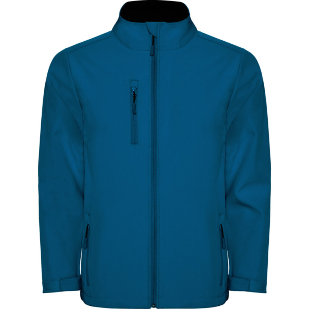 Двухслойная куртка SoftShell синий  размер S - SS64360145- Фото №1