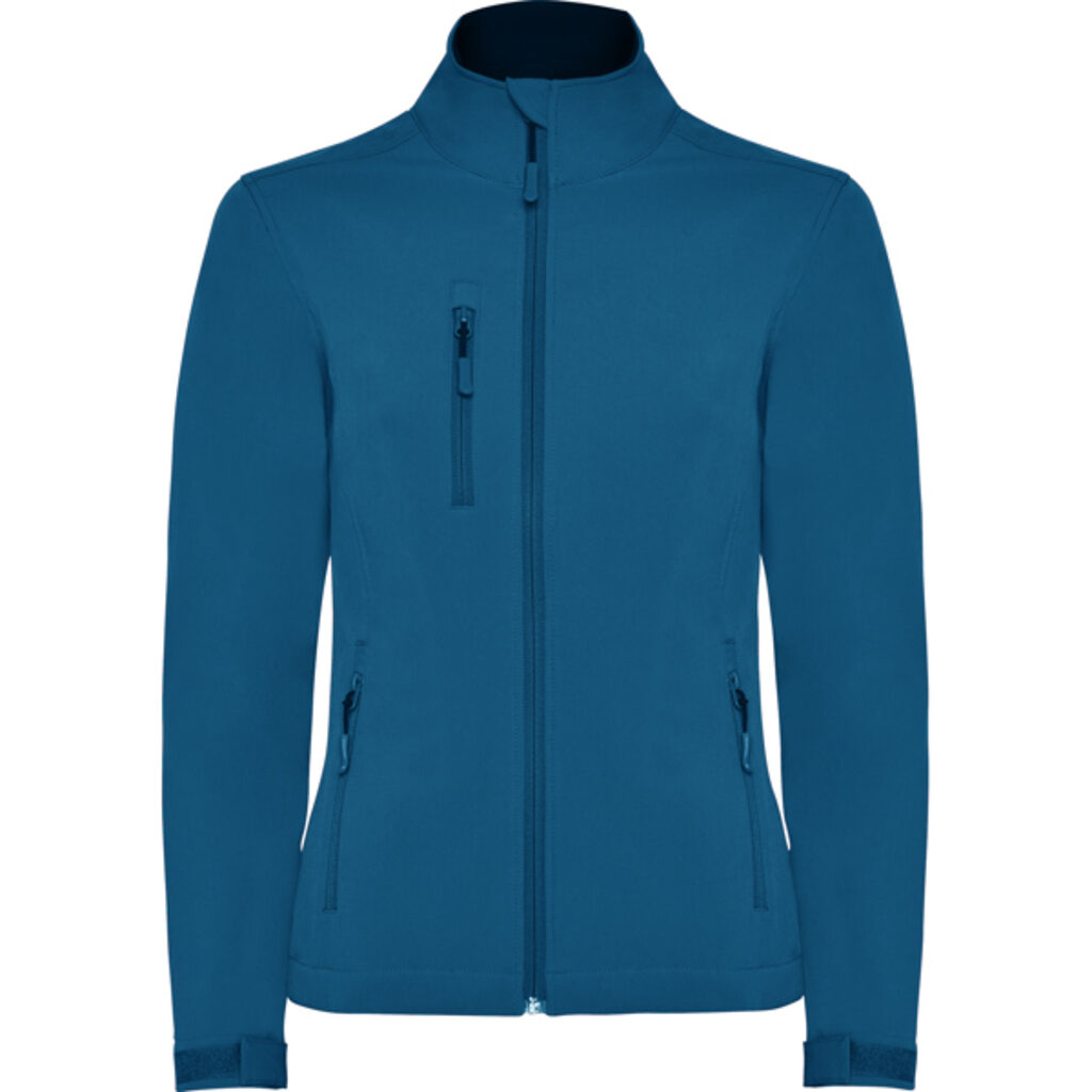 Двухслойная куртка SoftShell синий  размер S - SS64370145- Фото №1