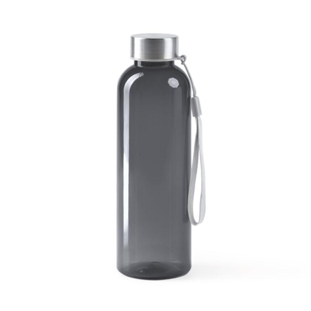 Пляшка з РПЕТ із напівпрозорим корпусом чорний - BI4067S102- Фото №1