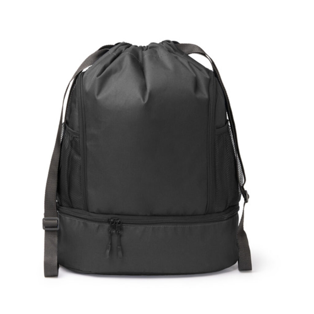 Рюкзак з поліестеру 600D чорний  розмір ONE SIZE ADULT - MO1959S102- Фото №1