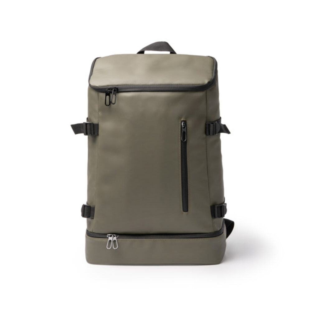 Рюкзак-холодильник из искусственной кожи зеленый  размер ONE SIZE ADULT - MO2032S1107- Фото №1