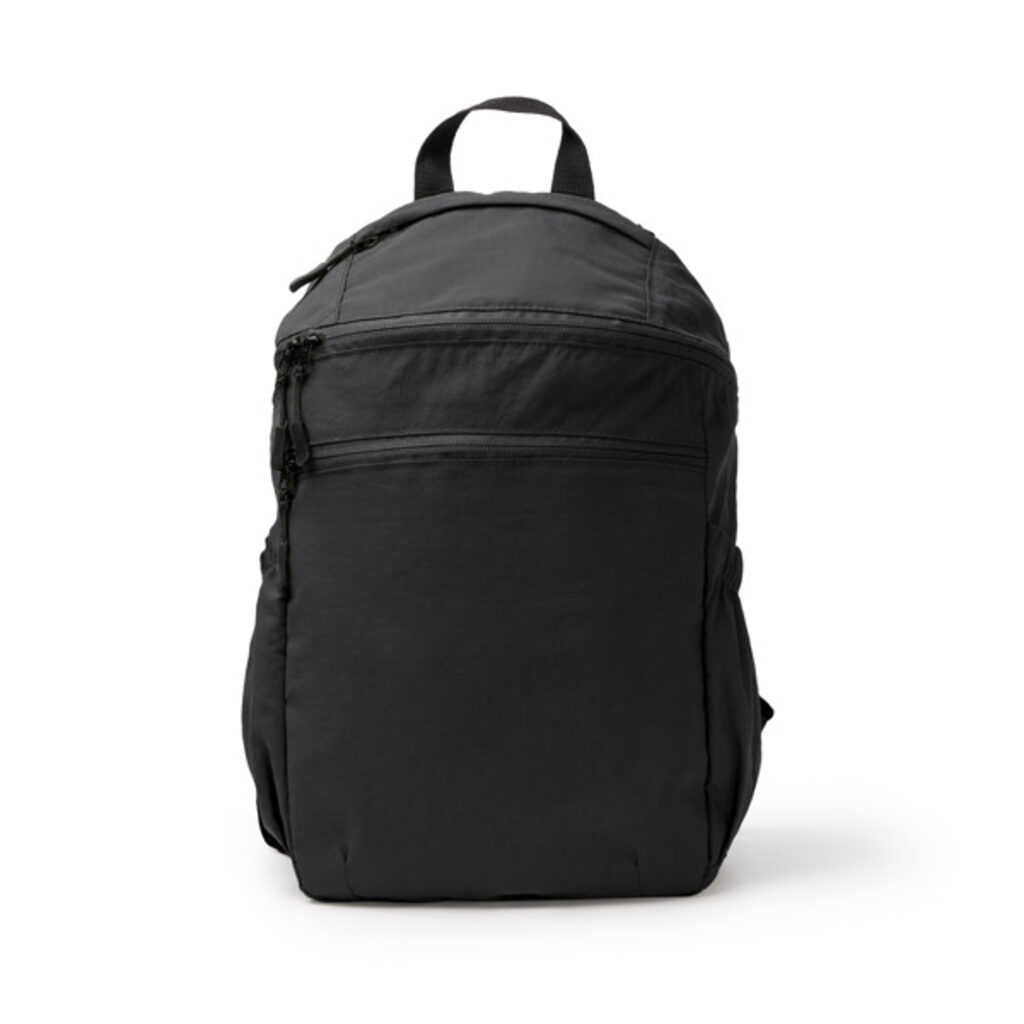 Рюкзак з нейлону Taslon Ripstop чорний розмір ONE SIZE ADULT - MO2047S102- Фото №1 Рюкзак з нейлону Taslon Ripstop чорний розмір ONE SIZE ADULT - MO2047S102- Фото №1