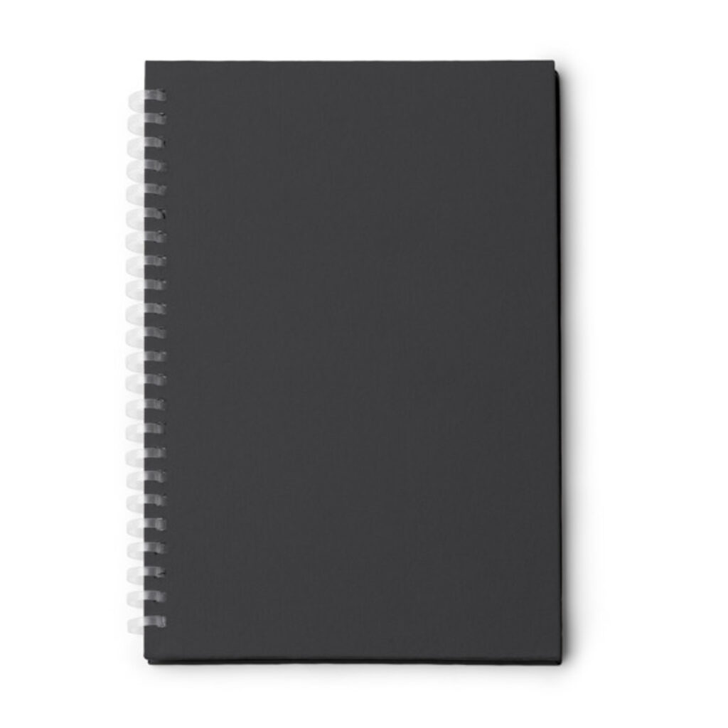Блокнот А5 з гнучкими кільцями з RPET чорний  розмір ONE SIZE ADULT - NB2011S102- Фото №1