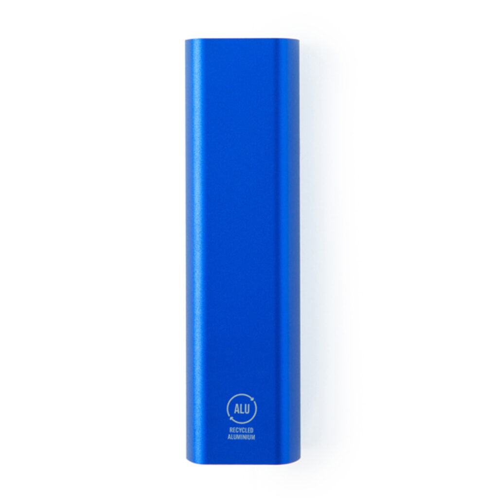 Power Bank з переробленого алюмінію синій - PB1288S105- Фото №1