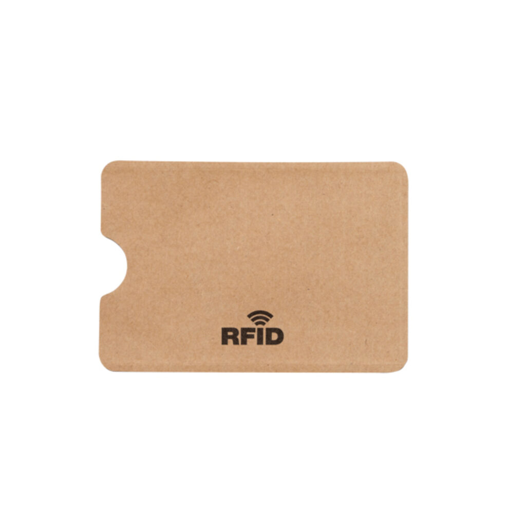 Чохол RFID для картки з переробленого паперу бежевий - TT1261S129- Фото №1