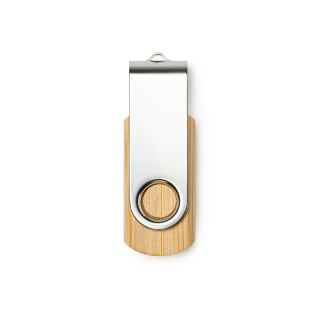 USB-накопичувач з натурального бамбука натуральний - US4190G16999- Фото №1