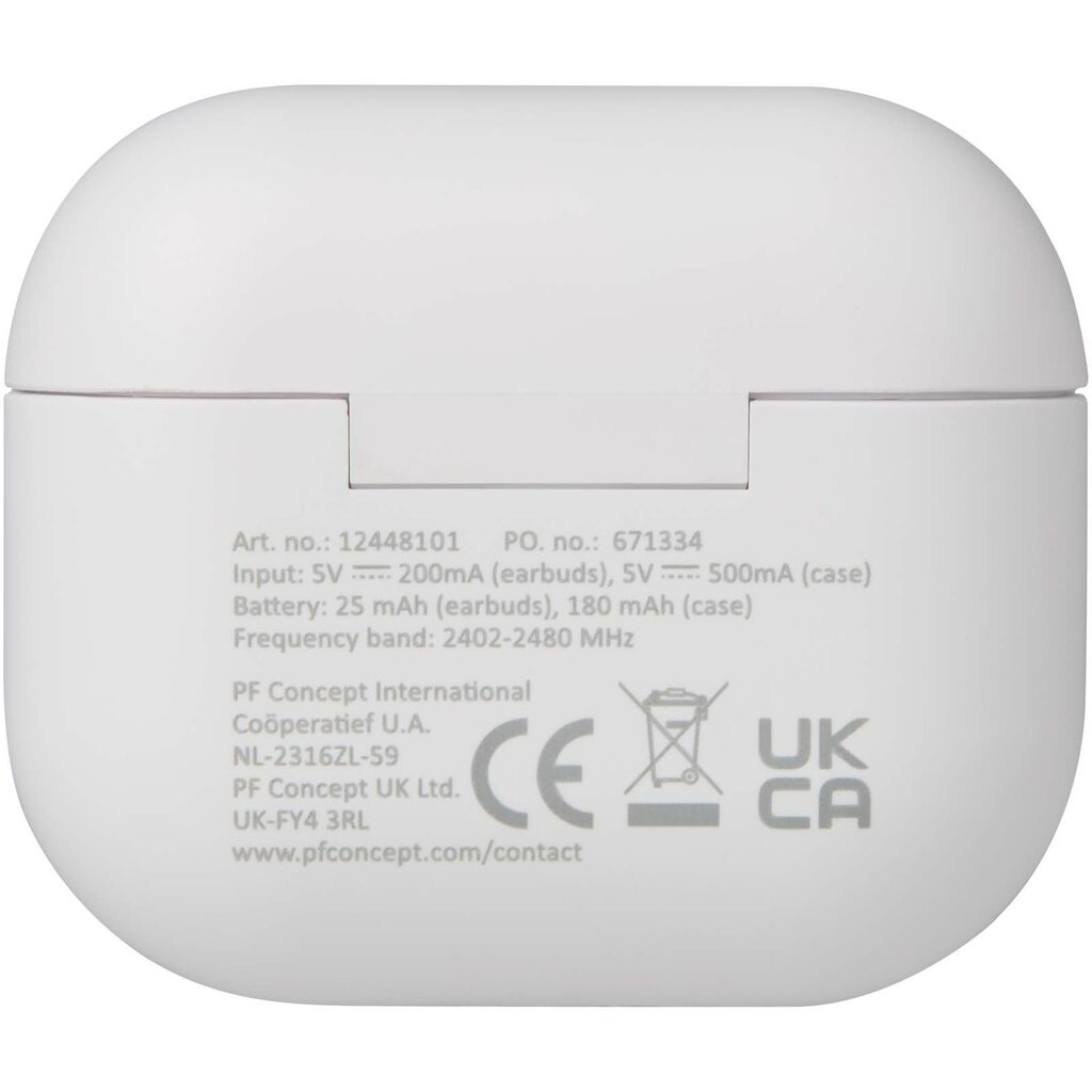 Altais гарнитура True Wireless Bluetooth® из переработанной пластмассы белый - 12448101- Фото №4 Altais гарнитура True Wireless Bluetooth® из переработанной пластмассы белый - 12448101- Фото №4