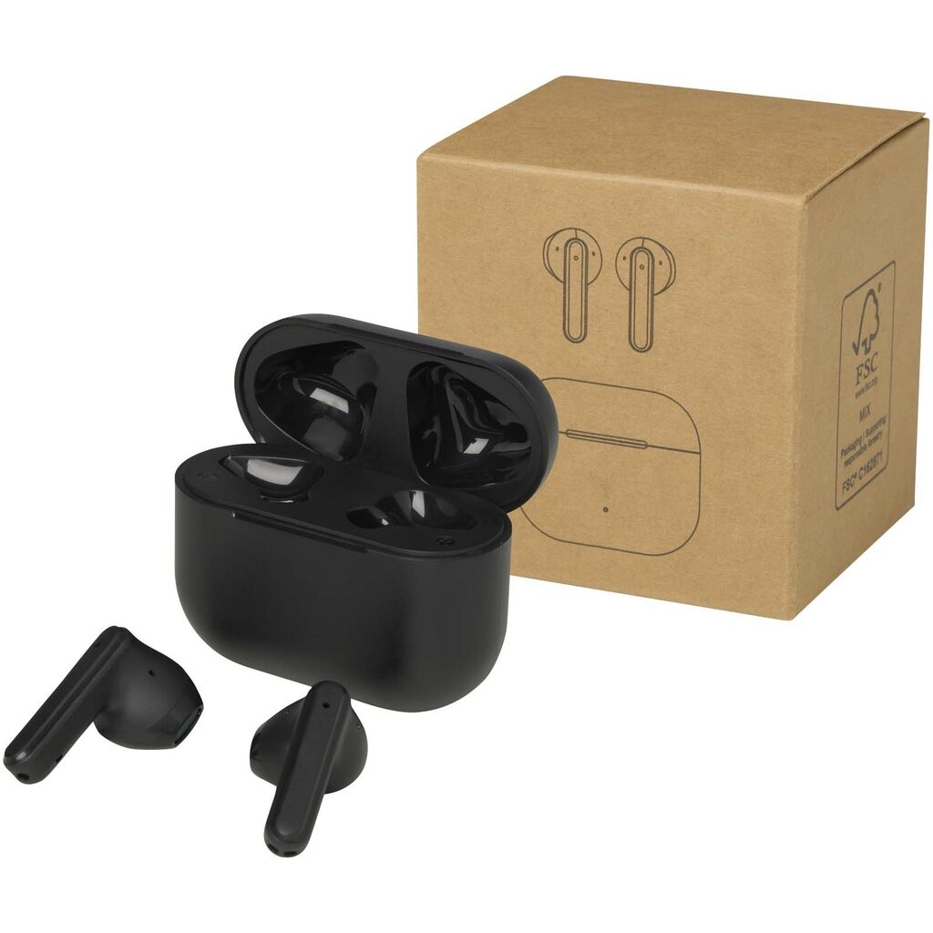 Altais гарнитура True Wireless Bluetooth® из переработанной пластмассы сплошной черный - 12448190- Фото №1 Altais гарнитура True Wireless Bluetooth® из переработанной пластмассы сплошной черный - 12448190- Фото №1