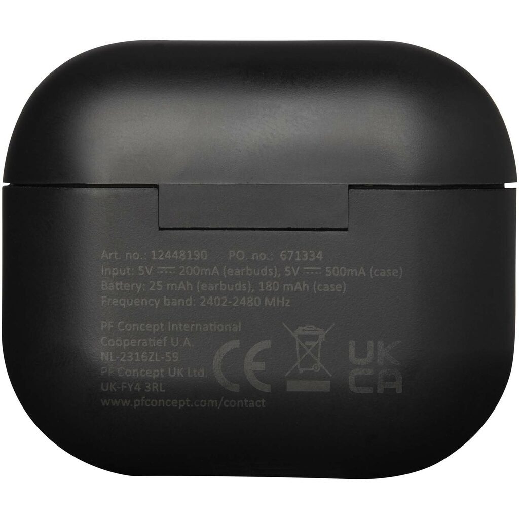 Altais гарнитура True Wireless Bluetooth® из переработанной пластмассы сплошной черный - 12448190- Фото №4 Altais гарнитура True Wireless Bluetooth® из переработанной пластмассы сплошной черный - 12448190- Фото №4
