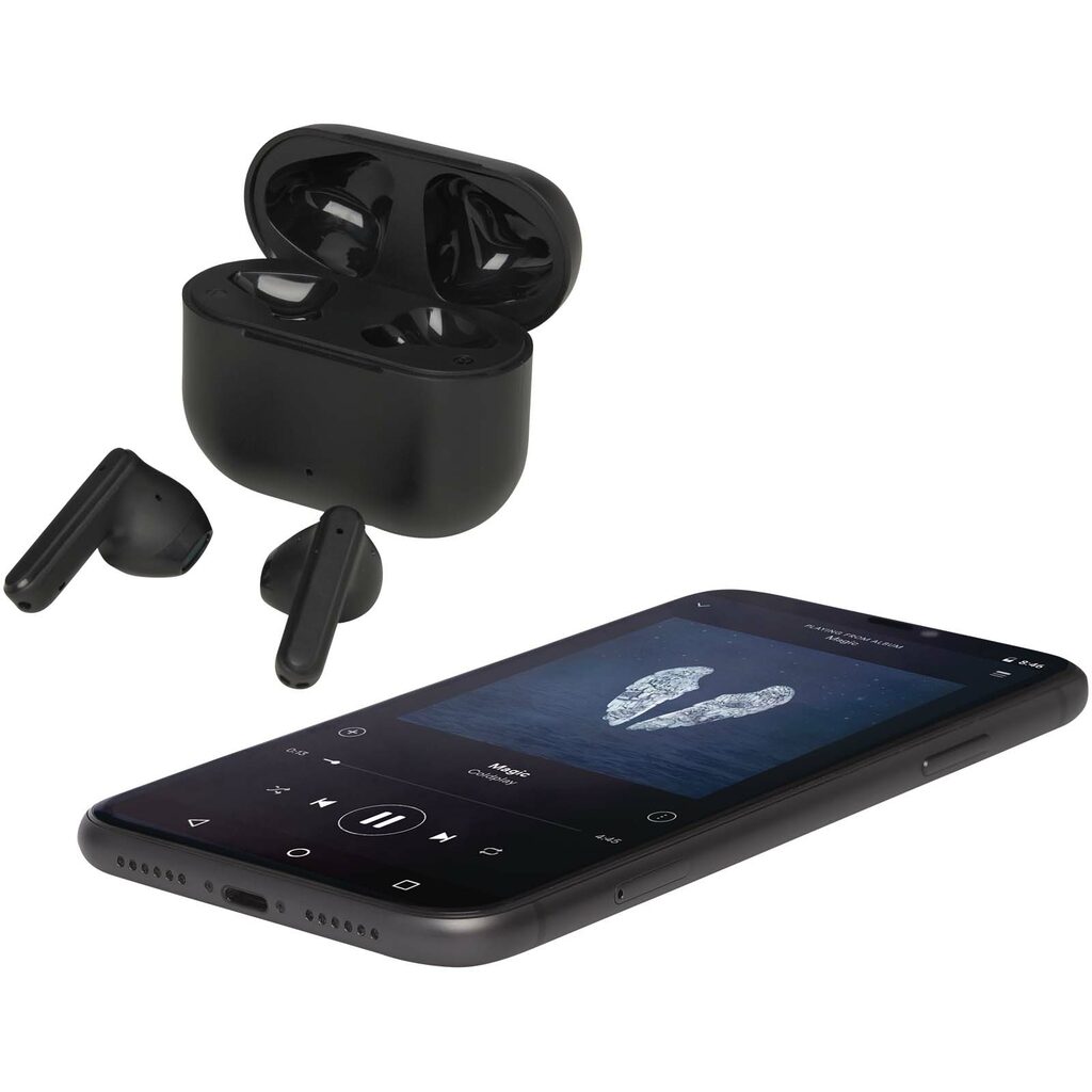 Altais гарнитура True Wireless Bluetooth® из переработанной пластмассы сплошной черный - 12448190- Фото №7 Altais гарнитура True Wireless Bluetooth® из переработанной пластмассы сплошной черный - 12448190- Фото №7