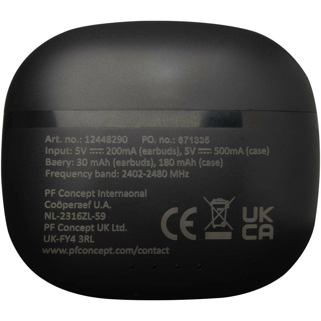 Alterf гарнитура True Wireless Bluetooth® из переработанной пластмассы с силиконовыми амбушюрами сплошной черный - 12448290- Фото №4 Alterf гарнитура True Wireless Bluetooth® из переработанной пластмассы с силиконовыми амбушюрами сплошной черный - 12448290- Фото №4