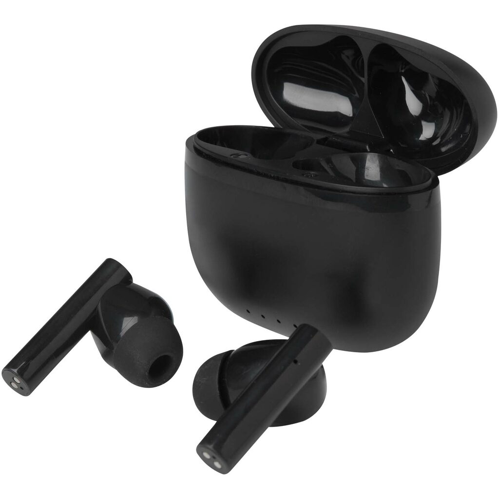 Alterf гарнитура True Wireless Bluetooth® из переработанной пластмассы с силиконовыми амбушюрами сплошной черный - 12448290- Фото №5 Alterf гарнитура True Wireless Bluetooth® из переработанной пластмассы с силиконовыми амбушюрами сплошной черный - 12448290- Фото №5