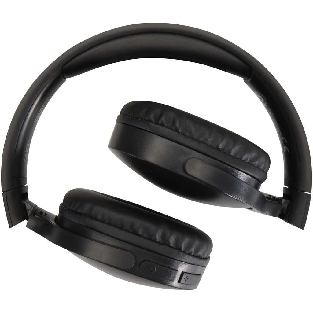 Ancha беспроводная Bluetooth®-гарнитура с накладными наушниками из переработанной пластмассы сплошной черный - 12448390- Фото №4 Ancha беспроводная Bluetooth®-гарнитура с накладными наушниками из переработанной пластмассы сплошной черный - 12448390- Фото №4