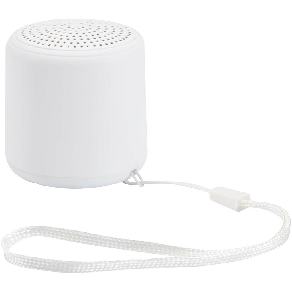Беспроводной динамик Bluetooth® Velkis из переработанной пластмассы мощностью 3 Вт белый - 12448501- Фото №4 Беспроводной динамик Bluetooth® Velkis из переработанной пластмассы мощностью 3 Вт белый - 12448501- Фото №4