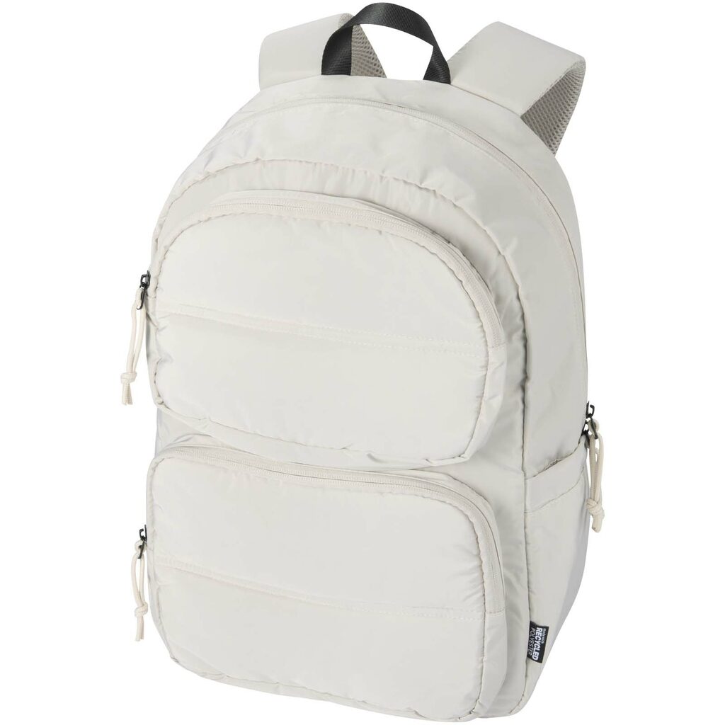 Рюкзак Puffer для ноутбука с диагональю экрана 15,6 дюйма объемом 18 л, изготовленный из переработанных материалов бежевый - 13011406- Фото №1 Рюкзак Puffer для ноутбука с диагональю экрана 15,6 дюйма объемом 18 л, изготовленный из переработанных материалов бежевый - 13011406- Фото №1