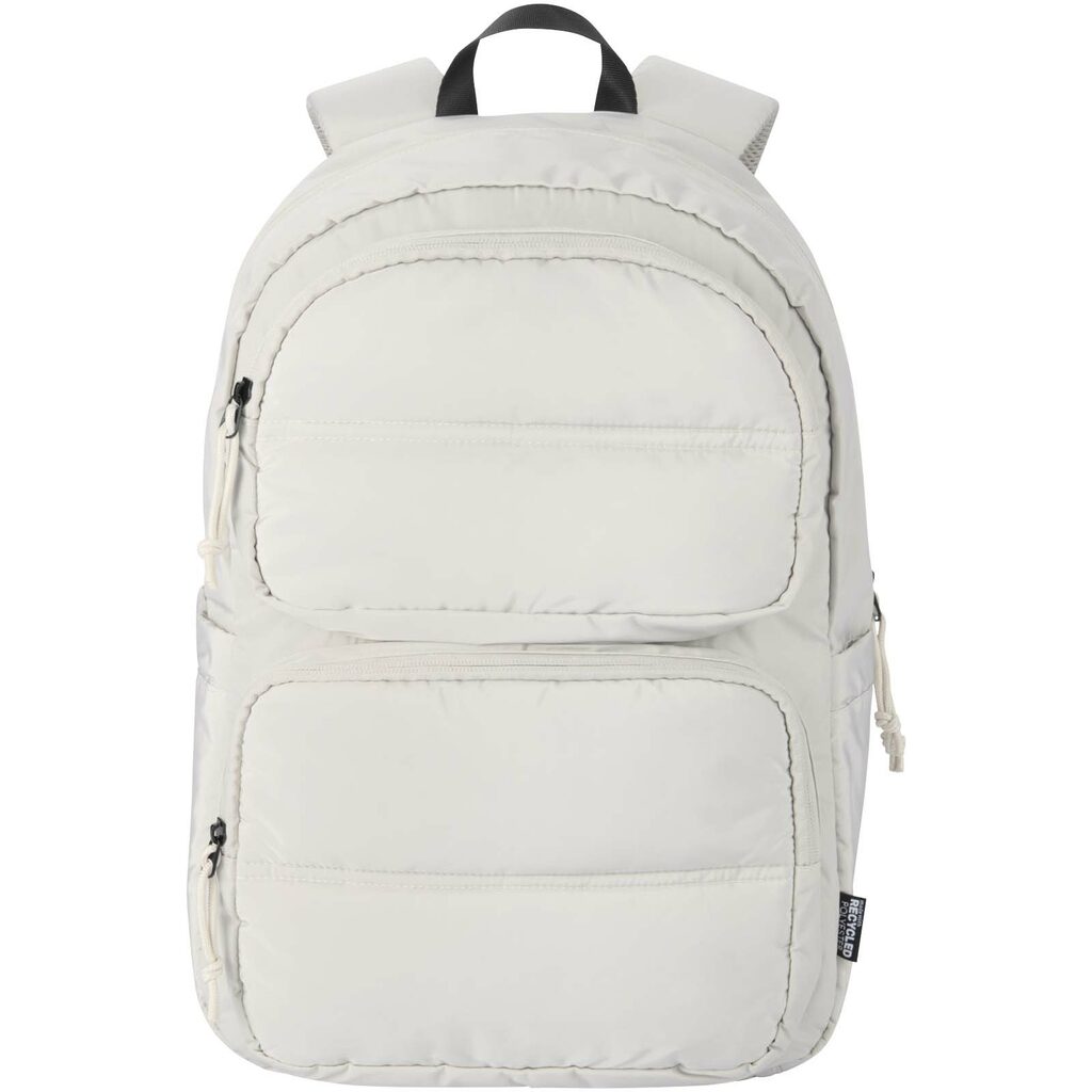 Рюкзак Puffer для ноутбука с диагональю экрана 15,6 дюйма объемом 18 л, изготовленный из переработанных материалов бежевый - 13011406- Фото №2 Рюкзак Puffer для ноутбука с диагональю экрана 15,6 дюйма объемом 18 л, изготовленный из переработанных материалов бежевый - 13011406- Фото №2