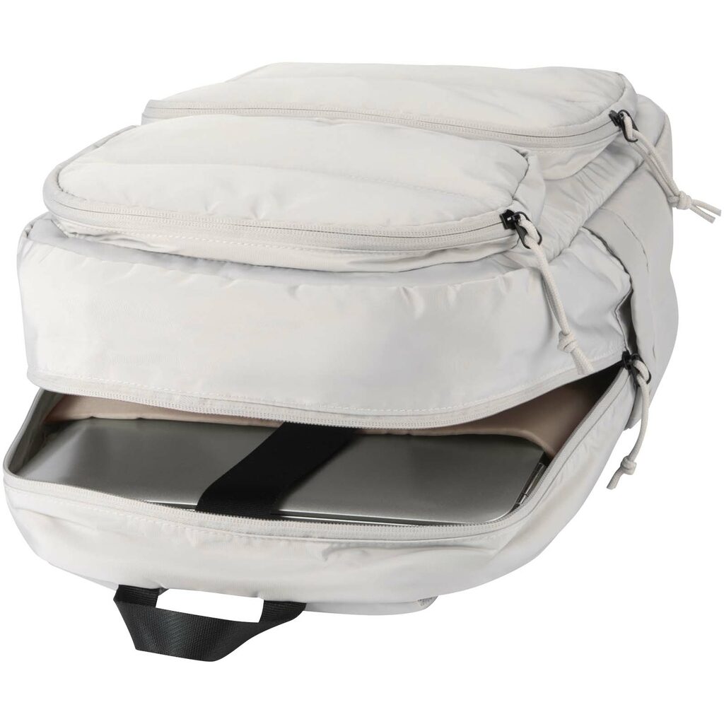 Рюкзак Puffer для ноутбука с диагональю экрана 15,6 дюйма объемом 18 л, изготовленный из переработанных материалов бежевый - 13011406- Фото №5 Рюкзак Puffer для ноутбука с диагональю экрана 15,6 дюйма объемом 18 л, изготовленный из переработанных материалов бежевый - 13011406- Фото №5