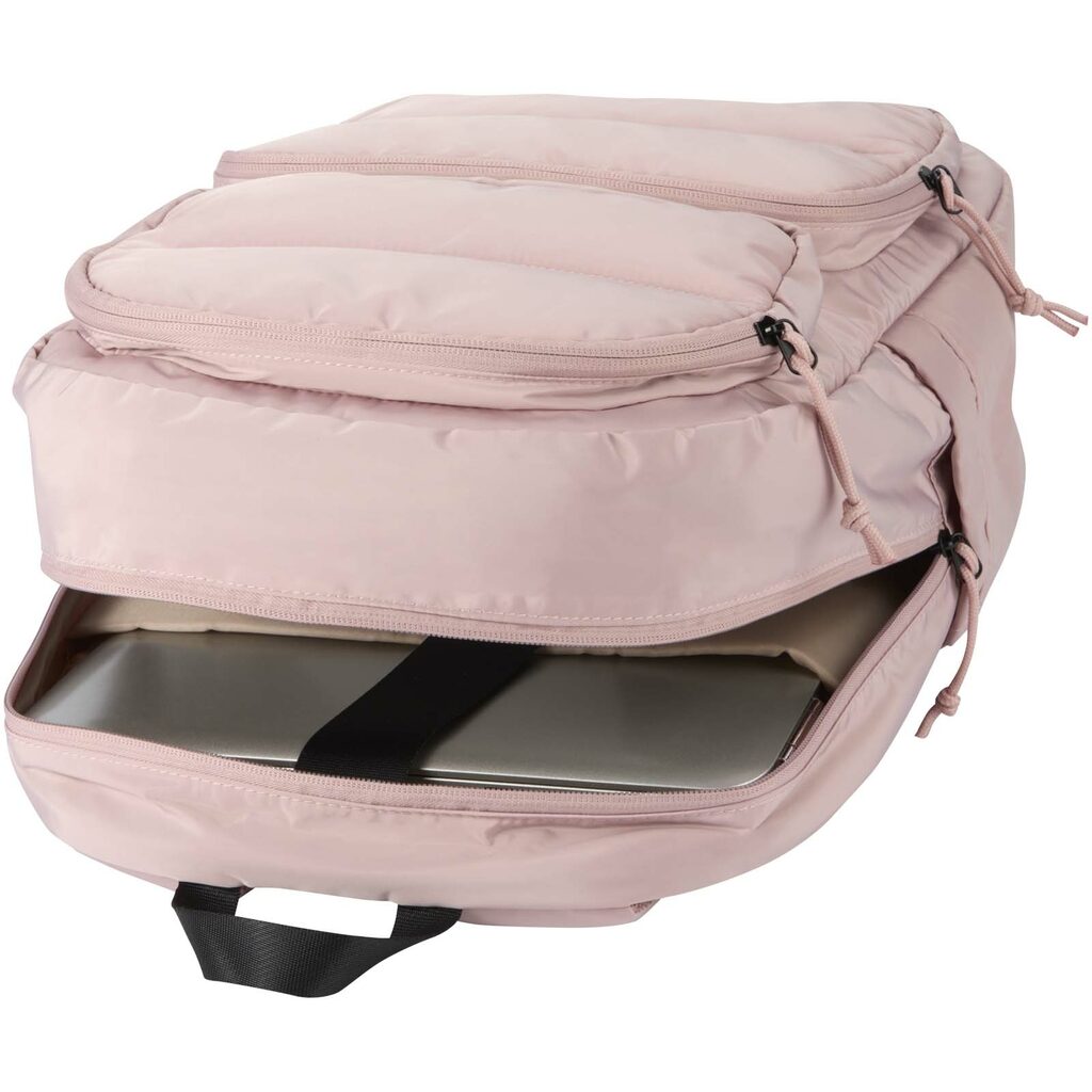 Рюкзак Puffer для ноутбука с диагональю экрана 15,6 дюйма объемом 18 л, изготовленный из переработанных материалов розовый - 13011470- Фото №5 Рюкзак Puffer для ноутбука с диагональю экрана 15,6 дюйма объемом 18 л, изготовленный из переработанных материалов розовый - 13011470- Фото №5