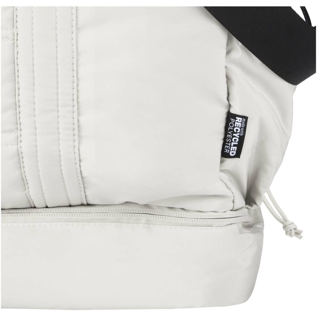 Дорожная сумка Puffer GRS из переработанных материалов с утепленным дном, 30 л. бежевый - 13011506- Фото №6 Дорожная сумка Puffer GRS из переработанных материалов с утепленным дном, 30 л. бежевый - 13011506- Фото №6