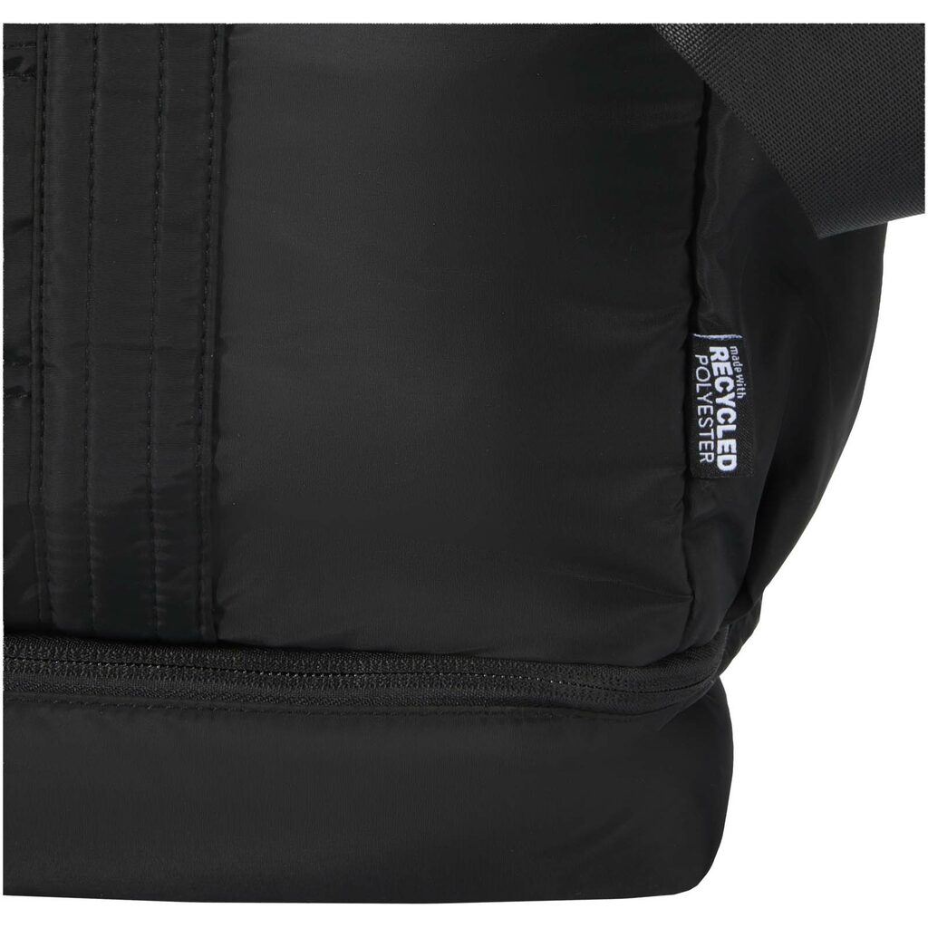 Дорожная сумка Puffer GRS из переработанных материалов с утепленным дном, 30 л. сплошной черный - 13011590- Фото №6 Дорожная сумка Puffer GRS из переработанных материалов с утепленным дном, 30 л. сплошной черный - 13011590- Фото №6
