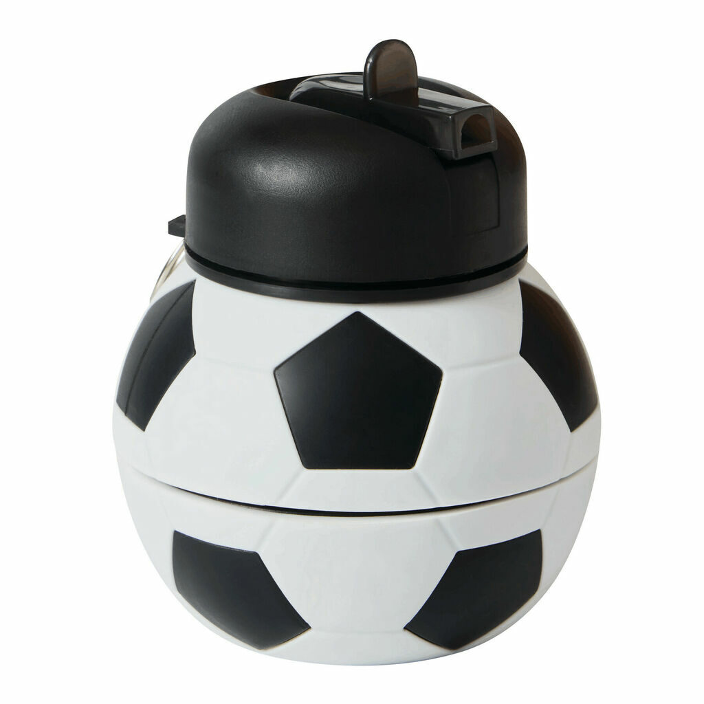 Складная бутылка SOCCERMATE черный - 56-0603210- Фото №1