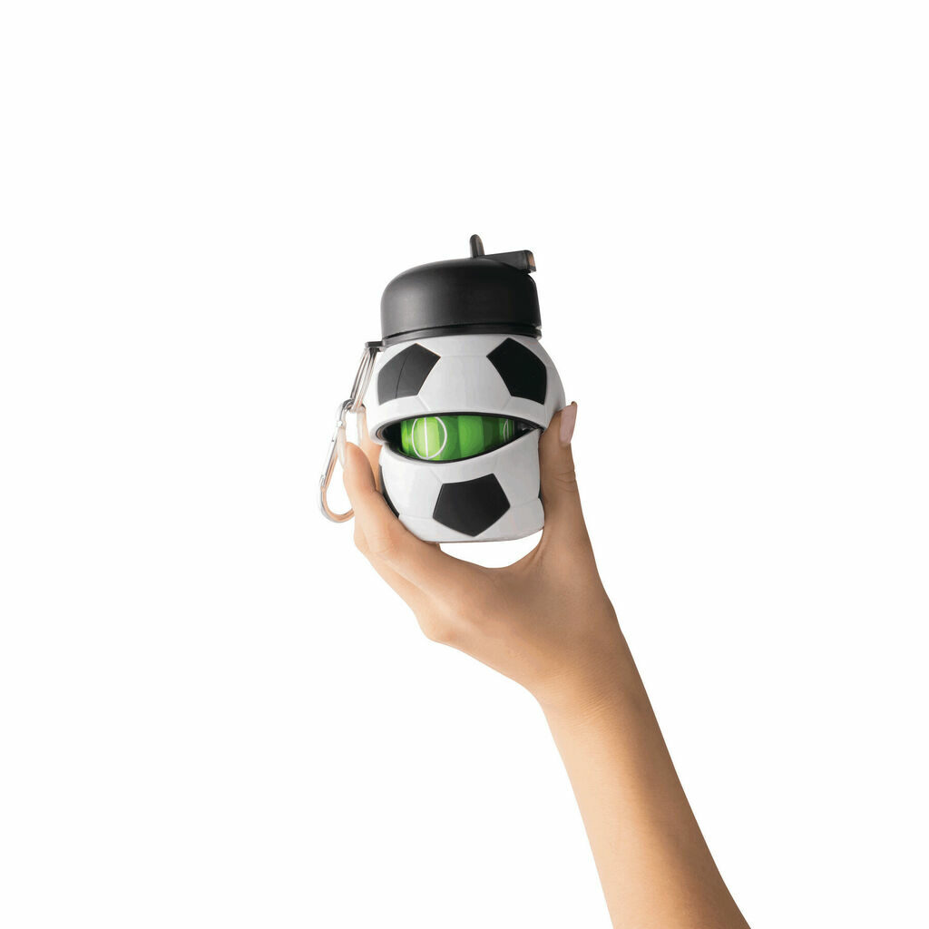 Складная бутылка SOCCERMATE черный - 56-0603210- Фото №7